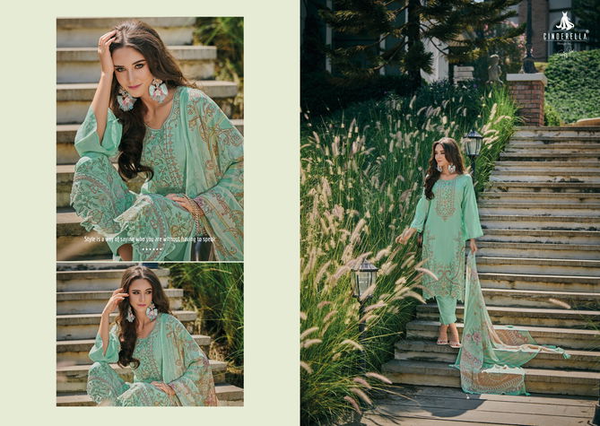 Scarlett By Cinderella Bambarg Muslin Embroidery Salwar Kameez Wholesale Market In Surat